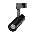 LED Schienenstrahler 3-Phasen Eco Aluminium Schwarz 10W 840lm 36D - 830 Warmweiß