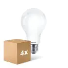 Mehrfachpackung 4x Philips Classic LED Glühbirne E27 Birne Matt 17.5W 2452lm - 840  | Ersatz Für 150W