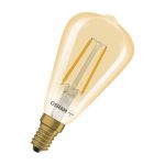 Osram Vintage 1906 LED Classic Edison E14 Ambre 2.8W 250lm - 822 Blanc Très Chaud | Dimmable - Remplacement 25W