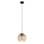 Eglo Suspension Luminaire Venezuela Noir, Dorée | Convient pour E27