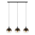 Eglo Suspension Luminaire Ariscani 1 Échantillon Noir | Convient pour 3x E27