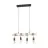 Eglo Suspension Luminaire Townshend Échantillon Bois Noir Brun | IP20 - Convient pour 4x E27 