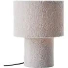 Brilliant Lampe De Chevet Teddy Métal Textile Gris | 230mm - Convient pour 1x E27