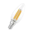Ledvance Classic LED E14 Bougie Filament Claire 3.4W 470lm - 827 Blanc Très Chaud | Dimmable - Remplacement 40W