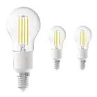 Lot 3x Calex Smart Tuya Wifi E14 Boule 4.5W 450lm - 818-830 Accordable Blanc | Dimmable - Remplacement 40W 