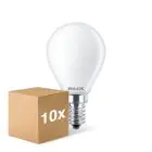 Lot 10x Philips Master Value LED Lustre E14 Boule Dépolie 3.4W 470lm - 927 Blanc Très Chaud | Meilleur Rendu Des Couleurs - Dimmable - Équivalent 40W