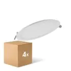 Lot 4x Ledvance Spot Encastrable LED Ronde DN210 18W 1530lm 120D - 830 Blanc Chaud | 225mm
