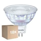 Lot 10x Philips Master Spot LED GU5.3 MR16 7.5W 621lm 36D - 922-927 Dim To Warm | Meilleur Rendu De Couleur - Dimmable - Remplacement 50W