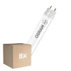Lot 8x Osram Tube LED T8 (EM/Direct 230V) Standard Output 5.4W 585lm - 830 Blanc Chaud | 44cm - Remplacement 15W