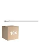 Lot 10x Philips MASTER LED T8 (EM/Direct 230V) Ultra Output 13.5W 2500lm - 865 Lumière Du Jour | 120cm - Remplacement 36W