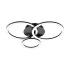 Eglo Plafonnier Parrapos-Z Échantillon Noir 11W 4300lm - 830-865 Accordable Blanc | IP20 - Zigbee Dimmable