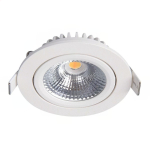 LED Inclinable Spot Blanc Ronde 5W 550lm 60D - 940 Blanc Froid | 85mm - IP54 - Dimmable - Meilleur Rendu De Couleur